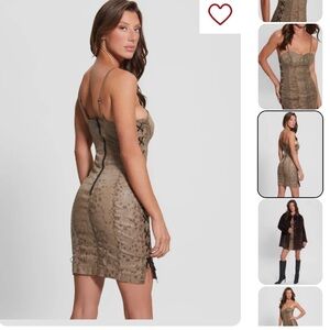 Guess snake print dress